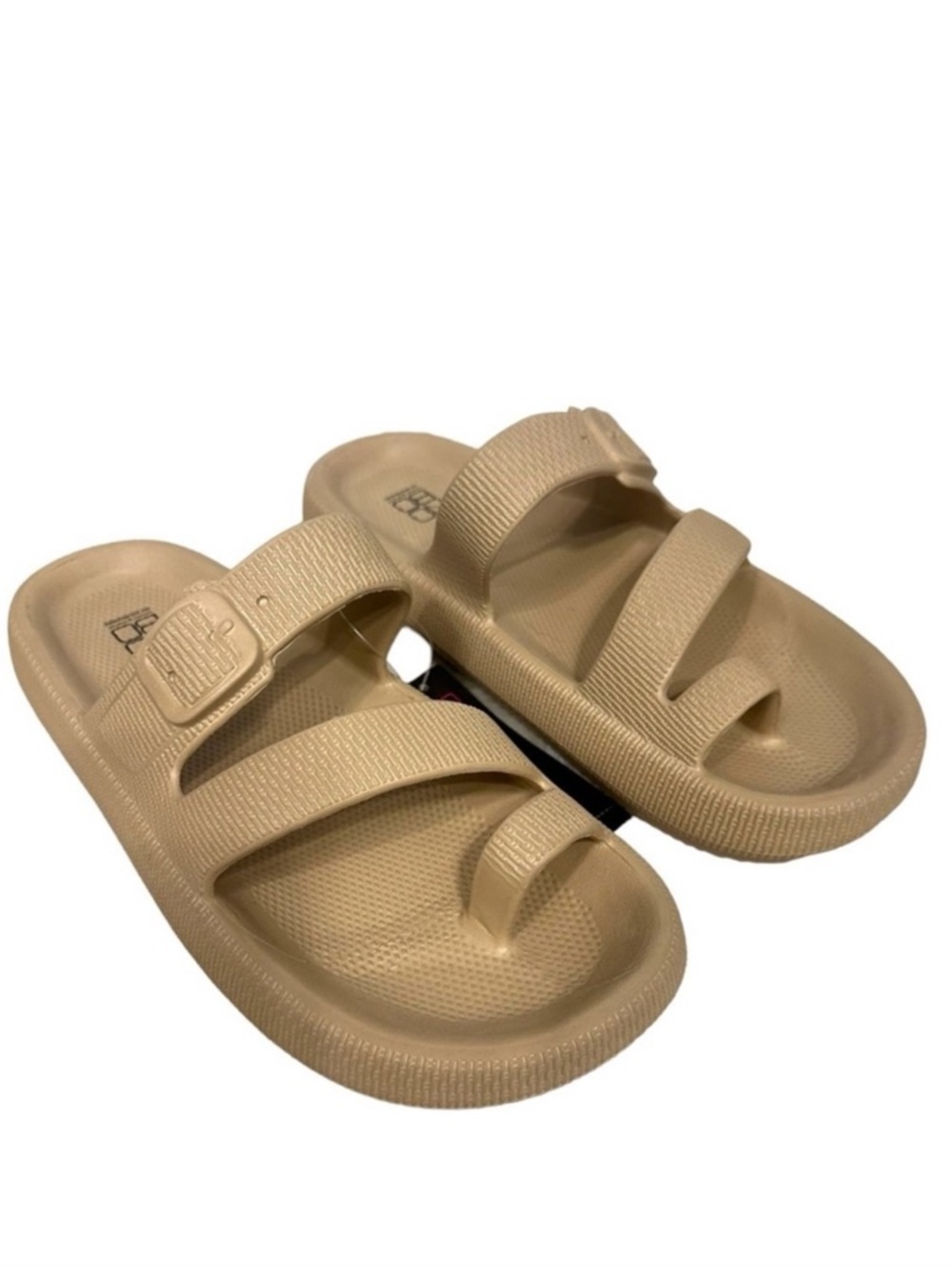 No Boundaries Women’s Comfort Slide Soft Molded Toe Thong Sandals EUC